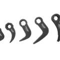 PBA100 5 PC. PRY BAR ATTACHMENT SET IN EVA FOAM